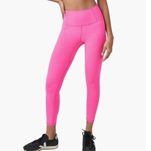 Free People Never Better Leggings in Hot Pink XS